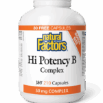 NATURAL FACTORS HI POTENCY B COMPLEX - BONUS SIZE 210cap