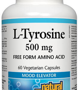 NATURAL FACTORS L-TYROSINE 500mg 60vcaps