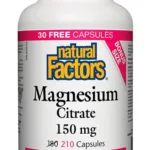 NATURAL FACTORS MAGNESIUM CITRATE 150mg 210ct