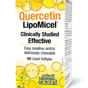 NATURAL FACTORS QUERCETIN LIPOMICEL 60sg