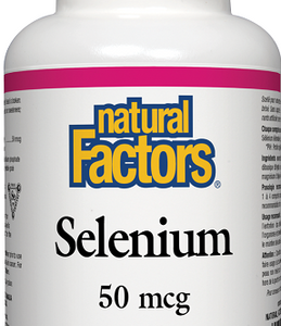 NATURAL FACTORS SELENIUM 50mcg 90tabs