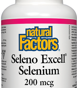 NATURAL FACTORS SELENO EXCELL SELENIUM 200mcg 90caps