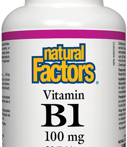 NATURAL FACTORS VITAMIN B1 90tabs