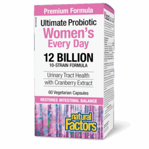 NATURAL FACTORS WOMEN'S 12 BILLION PROBIOTIC 120vcap