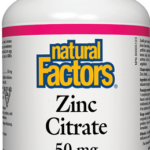 NATURAL FACTORS ZINC CITRATE 50mg 180tabs