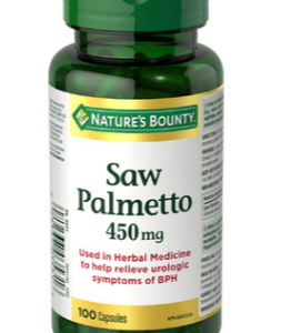 Nature's Bounty Saw Palmetto 450mg 100 Capsules