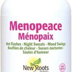 New Roots Herbal Menopeace, 60 Veg Capsules, 2-Month Supply, Comprehensive Menopause Support for Women with Black Cohosh & Dong Quai, Help Relieves Hot Flashes & Nighttime...