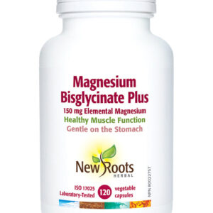 NEW ROOTS MAGNESIUM BISGLYCINATE PLUS 150mg 120caps