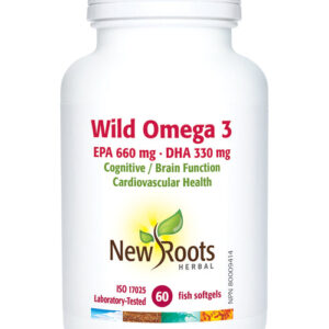 NEW ROOTS WILD OMEGA 3 EPA 660mg DHA 330mg 60sg