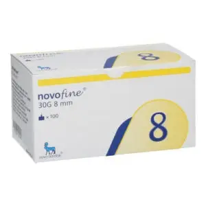 NovoFine 30G 8mm 100 Count