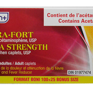 Option+ Acetaminophen Caplets Extra Strength 500mg