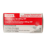 Option+ Acetaminophen Tablets Regular Strength 325mg 120 Tablets