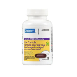 Option+ Areds2 Eye Formula Plus Omega-3 with Lutein 75 Softgels
