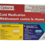 Option+ Cold Medication Extra Strength, 12 Day Caplets, & 12 Night Caplets