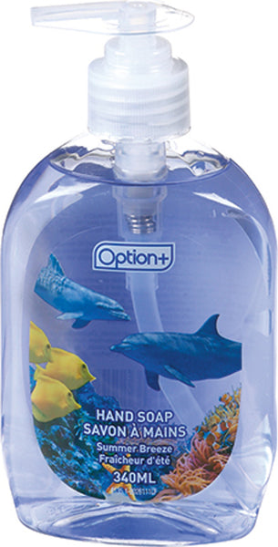 Option+ Hand Soap Summer Breeze 340mL