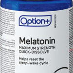 Option+ Melatonin Dual Action Timed Release 10mg 60 Bi-Layer Caplets