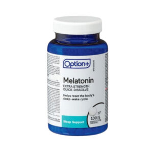 Option+ Melatonin Extra Strength Quick-Dissolve 5mg 100 Tablets