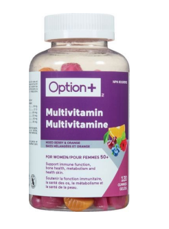 Option+ Multivitamin Women 50+ Gummies 120 Count