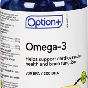 Option+ Omega-3 1000mg 180 Softgels