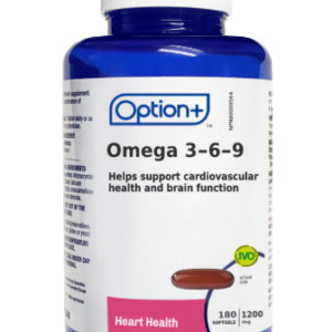 Option+ Omega 3-6-9 1200mg 180 Softgels