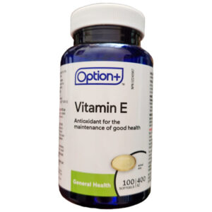 Option+ Vitamin E 400IU 100 Softgels
