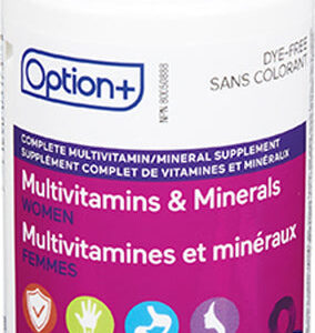 Option+ Women Dye Free Multivitamins & Minerals 90 Tablets