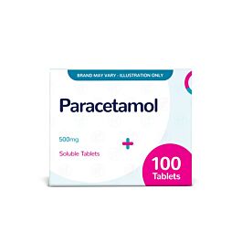 Paracetamol Soluble Tablets - 100 x 500mg