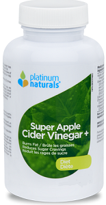 PLATINUM NATURALS SUPER APPLE CIDER VINEGAR + DIET 180cap