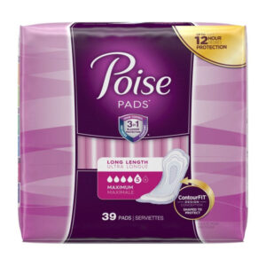 Poise Pads Long Length Maximum 39 Pads