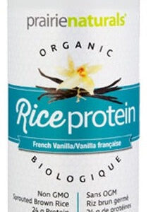 PRAIRIE NATURALS ORGANIC RICE PROTEIN FRENCH VANILLA 360g