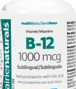 PRAIRIE NATURALS VITAMIN B12 1000mcg 90tabs (SUBLINGUAL)