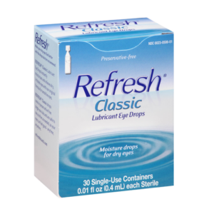 Refresh Lubricant Eye Drops 30 x 0.4mL Single-Use Containers
