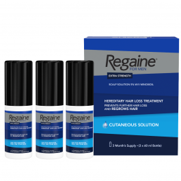 Regaine For Men Extra Strength Liquid - 3 x 60ml (180ml)