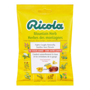 Ricola Mountain Herb Throat Lozenges NSA 19 Lozenges