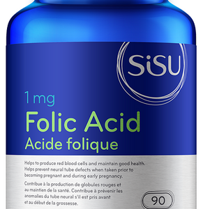 SISU FOLIC ACID 1mg 90caps