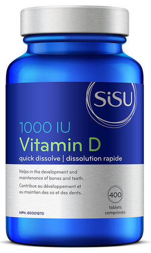 SISU VITAMIN D 1000IU 400tab