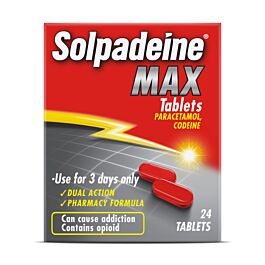 Solpadeine Max (Codeine/Paracetamol) - 24 Tablets