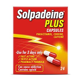 Solpadeine Plus (Codeine/Paracetamol) - 24 Capsules