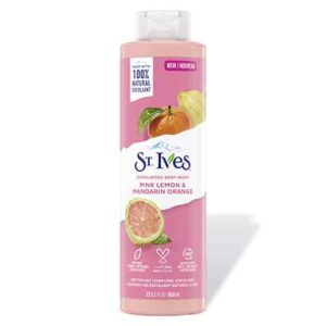 St. Ives Exfoliating Body Wash Pink Lemon & Mandarin Orange 650ml