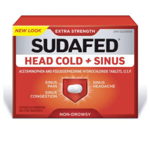 Sudafed Head Cold + Sinus 24 Caplets