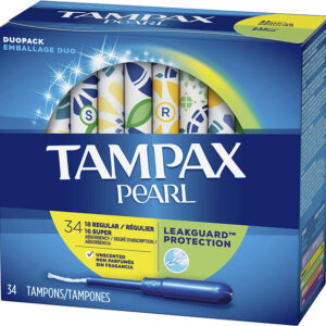 Tampax Pearl Leakguard Protection Duopack