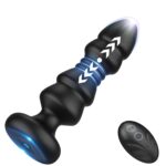 Thrusting Anal Vibrator - Anal Sex Toy Remote Control Vibrating Butt Plug G Spot Vibrator, Anal Plug With 5 Vibrating & Thrusting Modes Prostate Massager, Anal Sex Toys For Male...