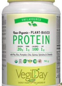 VEGIDAY RAW ORGANIC PLANT-BASED PROTEIN UNFLAVOURED 741g