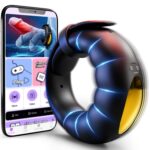 Vibrating Cock Ring Sex Toys - Powerful Penis Ring Vibrator with 10 Vibrations & Adjustable Buckle, App Control Male Sex Toy Cockring for Erections, Adult Sex Toys & Games for...