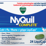 Vicks NyQuil Complete Cold & Flu Night time 24 LiquiCaps