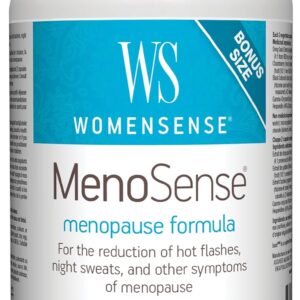 WomenSense MenoSense, HIGH POTENCY Menopause/Perimenopause Formula, 210 Veg Caps, VALUE SIZE, Hot Flash Relief, Balance Hormone Levels, 820mg per Serving, Black Cohosh, Dong...
