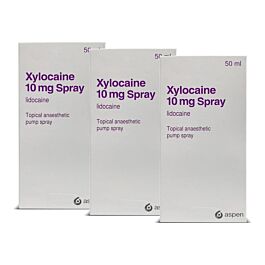 Xylocaine 10mg Anaesthetic Spray - 50ml x 3