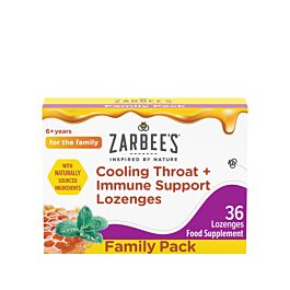 Zarbee's Cooling Throat & Immune Support Lozenge - 36 Lozenges